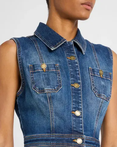 Ramy Brook Katalina Sleeveless Denim Mini Dress | Thumbnail 5