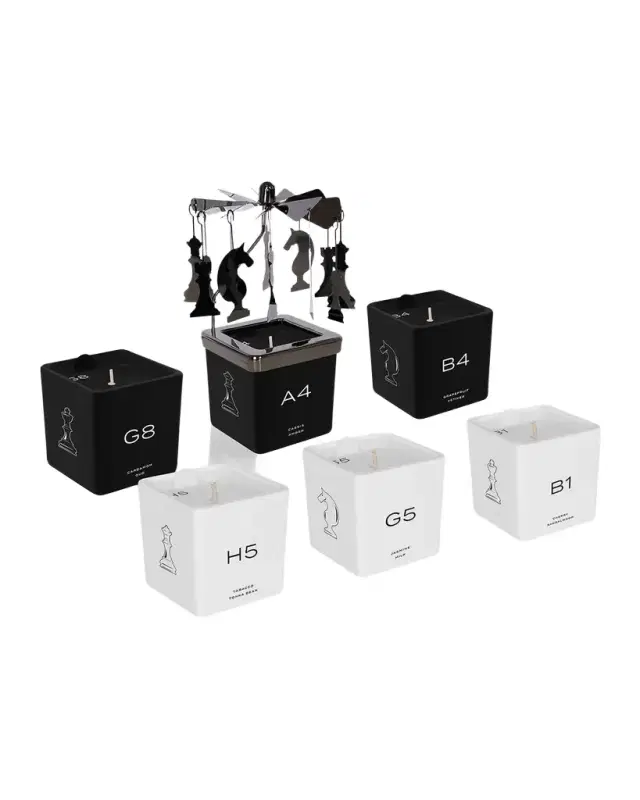 MIND GAMES Votive Candles & Carousel Set
