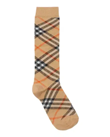 Burberry Kid's Check-Print Socks, Size S-L | Thumbnail 1