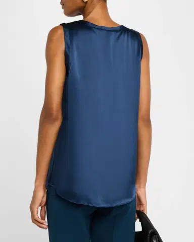 Lafayette 148 New York Perla Luxe Reversible Silk Charmeuse Shell | Thumbnail 2 Lafayette 148 New York Perla Luxe Reversible Silk Charmeuse Shell | Thumbnail 2