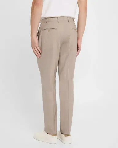 Isaia Men's Wool Flat Front Pants | Thumbnail 2