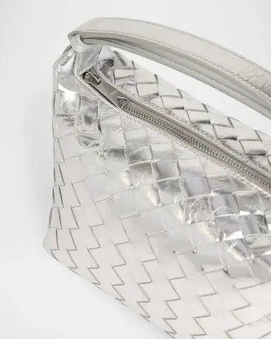Bottega Veneta Mini Wallace Metallic Leather Shoulder Bag | Thumbnail 6