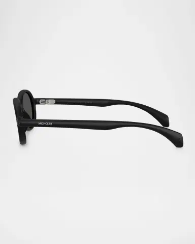 Moncler Men's ME8006 Oval Sunglasses | Thumbnail 2