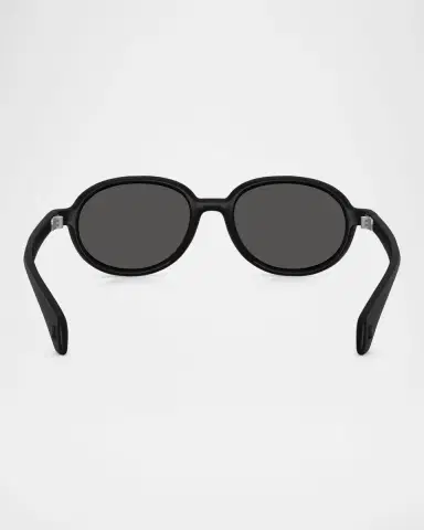 Moncler Men's ME8006 Oval Sunglasses | Thumbnail 4