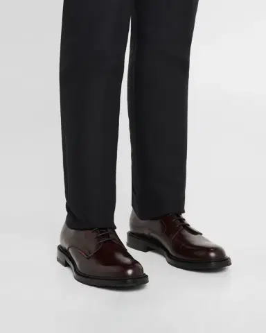 Gucci Men's William Leather Derby Shoes | Thumbnail 2 Gucci Men's William Leather Derby Shoes | Thumbnail 2