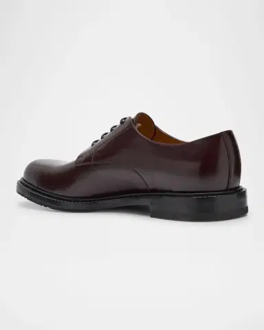 Gucci Men's William Leather Derby Shoes | Thumbnail 4 Gucci Men's William Leather Derby Shoes | Thumbnail 4