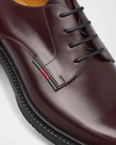 Gucci Men's William Leather Derby Shoes | Thumbnail 5 Gucci Men's William Leather Derby Shoes | Thumbnail 5