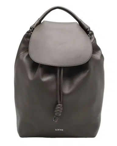 Loewe Men's Flamenco Suede Backpack | Thumbnail 1 Loewe Men's Flamenco Suede Backpack | Thumbnail 1