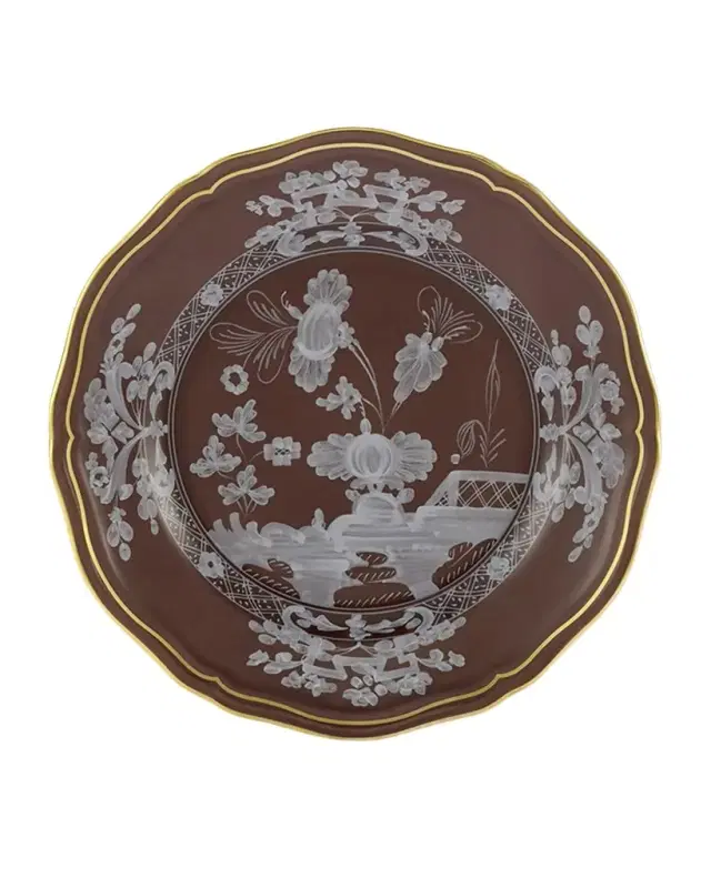 Ginori 1735 Oriente Italiano Castagna Bread and Butter Plate