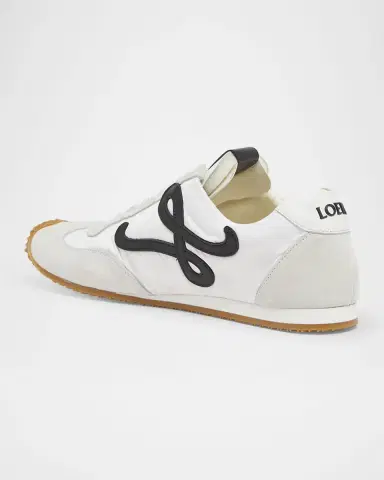 Loewe Flow Runner Suede and Leather Sneakers | Thumbnail 3 Loewe Flow Runner Suede and Leather Sneakers | Thumbnail 3