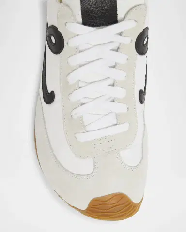 Loewe Flow Runner Suede and Leather Sneakers | Thumbnail 4 Loewe Flow Runner Suede and Leather Sneakers | Thumbnail 4