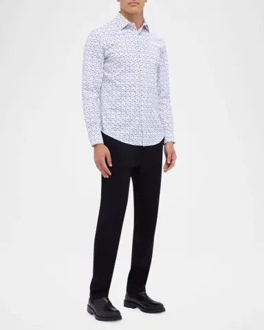 Bugatchi Men's OoohCotton James Cocktail-Print Sport Shirt | Thumbnail 2 Bugatchi Men's OoohCotton James Cocktail-Print Sport Shirt | Thumbnail 2