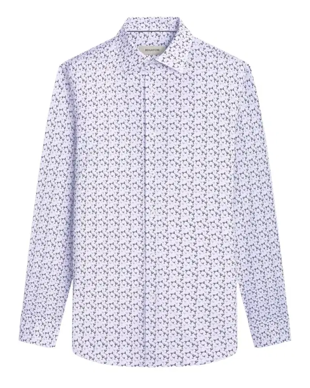 Men 's OoohCotton James Cocktail-Print Sport Shirt