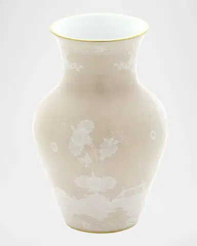 Ginori 1735 Oriente Italiano Meringa Ming Vase - 10" | Thumbnail 3 Ginori 1735 Oriente Italiano Meringa Ming Vase - 10" | Thumbnail 3