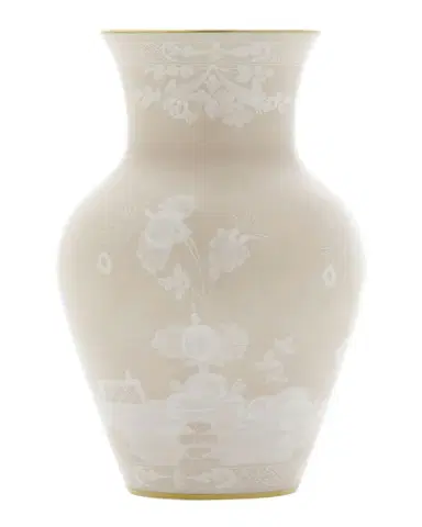 Ginori 1735 Oriente Italiano Meringa Ming Vase - 10" | Thumbnail 1 Ginori 1735 Oriente Italiano Meringa Ming Vase - 10" | Thumbnail 1