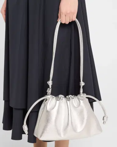 Loewe Flamenco Metallic Leather Shoulder Bag | Thumbnail 6 Loewe Flamenco Metallic Leather Shoulder Bag | Thumbnail 6