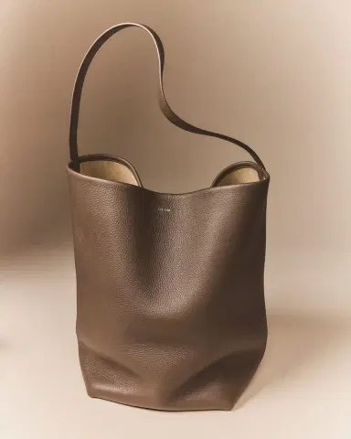 The Row N/S Park Tote Large in Lux Grained Calfksin | Thumbnail 4