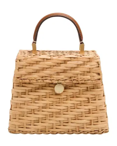 Cult Gaia Sybil Rattan Top-Handle Bag | Thumbnail 1 Cult Gaia Sybil Rattan Top-Handle Bag | Thumbnail 1