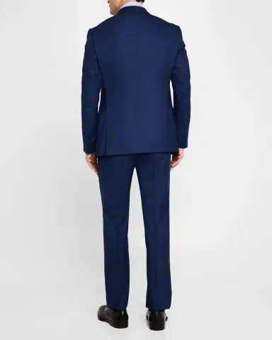 Giorgio Armani Men's Micro-Houndstooth 210G Suit | Thumbnail 3 Giorgio Armani Men's Micro-Houndstooth 210G Suit | Thumbnail 3
