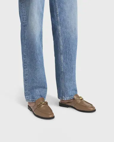 Bottega Veneta Astaire Knot Leather Loafer Mules | Thumbnail 2