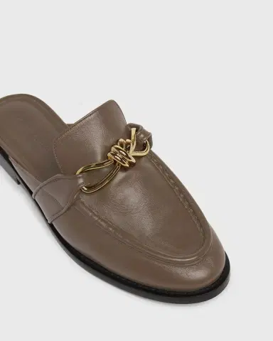 Bottega Veneta Astaire Knot Leather Loafer Mules | Thumbnail 5