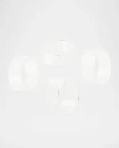 MacKenzie-Childs Clear Check Napkin Ring Set of 4 | Thumbnail 3