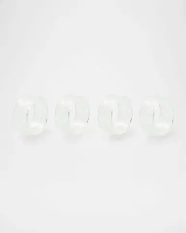 MacKenzie-Childs Clear Check Napkin Ring Set of 4 | Thumbnail 1