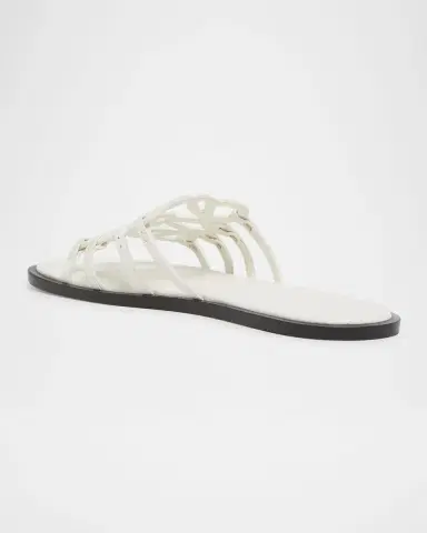 LOEWE Petal Leather Anagram Slide Sandals | Thumbnail 2