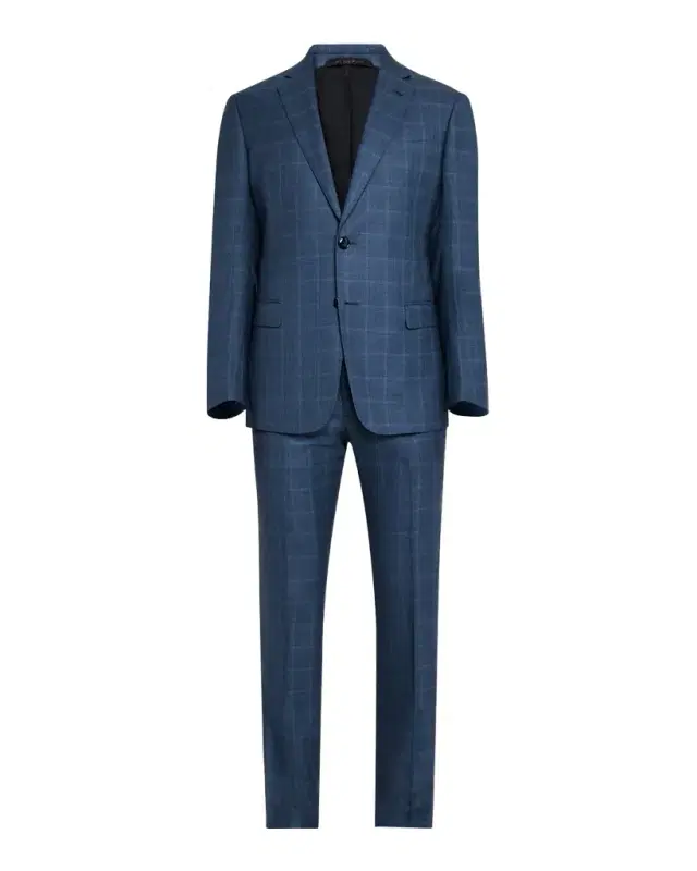 Men 's Blurred Windowpane 240G Suit