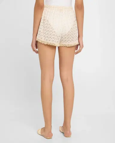 Ramy Brook Mina Zig-Zag Knit Shorts | Thumbnail 3 Ramy Brook Mina Zig-Zag Knit Shorts | Thumbnail 3