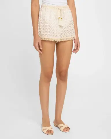 Ramy Brook Mina Zig-Zag Knit Shorts | Thumbnail 4 Ramy Brook Mina Zig-Zag Knit Shorts | Thumbnail 4