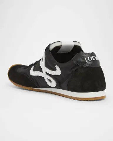 Loewe Flow Runner Suede and Leather Sneakers | Thumbnail 3