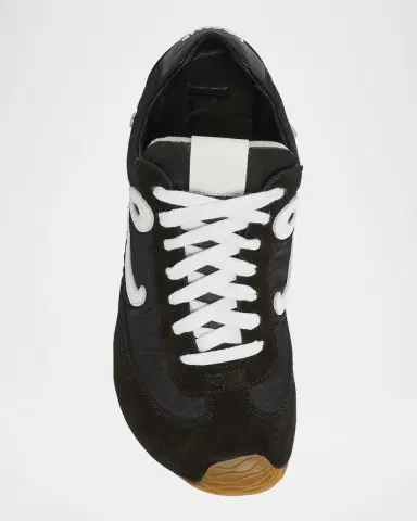 Loewe Flow Runner Suede and Leather Sneakers | Thumbnail 5