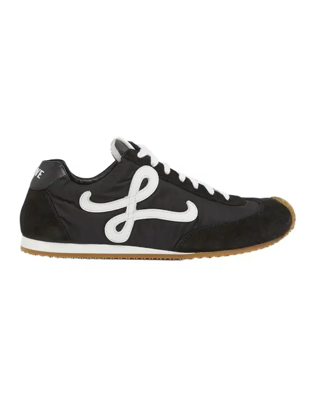 Loewe Flow Runner Suede and Leather Sneakers