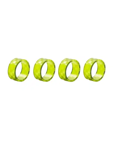 MacKenzie-Childs Green Check Napkin Rings, Set of 4 | Thumbnail 1