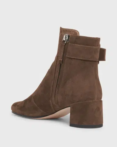 Roger Vivier Tres Vivier Suede Buckle Ankle Booties | Thumbnail 2 Roger Vivier Tres Vivier Suede Buckle Ankle Booties | Thumbnail 2