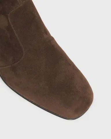 Roger Vivier Tres Vivier Suede Buckle Ankle Booties | Thumbnail 3 Roger Vivier Tres Vivier Suede Buckle Ankle Booties | Thumbnail 3