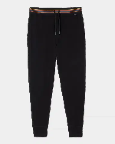 Paul Smith Men's Artist Rib Stripe-Waistband Joggers | Thumbnail 2 Paul Smith Men's Artist Rib Stripe-Waistband Joggers | Thumbnail 2