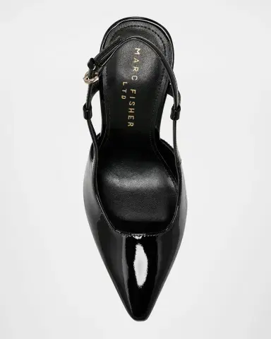 Marc Fisher LTD Torry Patent Leather Slingback Pumps | Thumbnail 4 Marc Fisher LTD Torry Patent Leather Slingback Pumps | Thumbnail 4