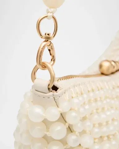 Cult Gaia Mercier Beaded Zip Shoulder Bag | Thumbnail 6