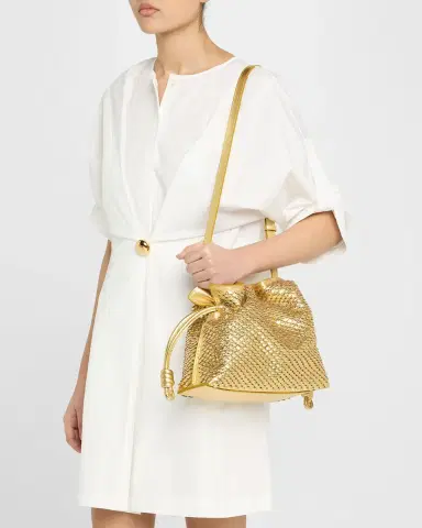 Loewe Flamenco Clutch Bag in Scales Metallic Leather | Thumbnail 2 Loewe Flamenco Clutch Bag in Scales Metallic Leather | Thumbnail 2