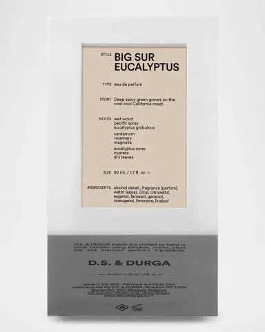 D.S. & Durga Big Sur Eucalyptus Eau De Parfum, 50 mL | Thumbnail 3 D.S. & Durga Big Sur Eucalyptus Eau De Parfum, 50 mL | Thumbnail 3