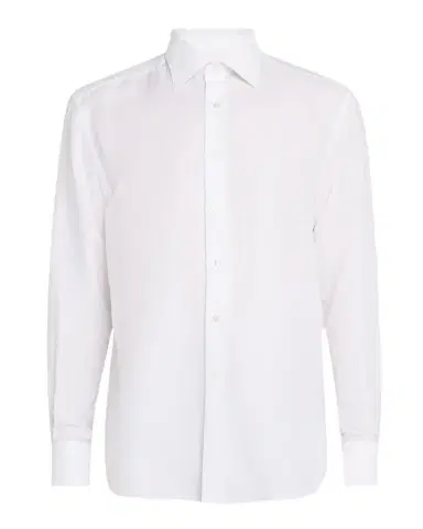 Stefano Ricci Men's Cotton-Linen Dress Shirt | Thumbnail 1