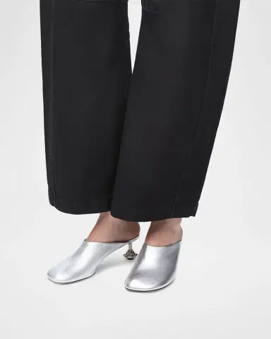 Loewe Toy Metallic Mule Pumps | Thumbnail 2