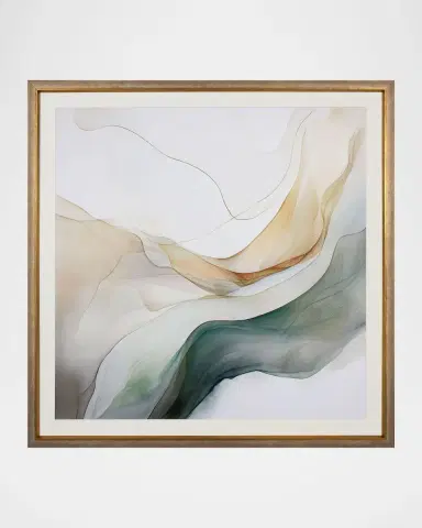 Shadow Catchers "Green Splash III" Framed Giclee by Irina Orlov | Thumbnail 2