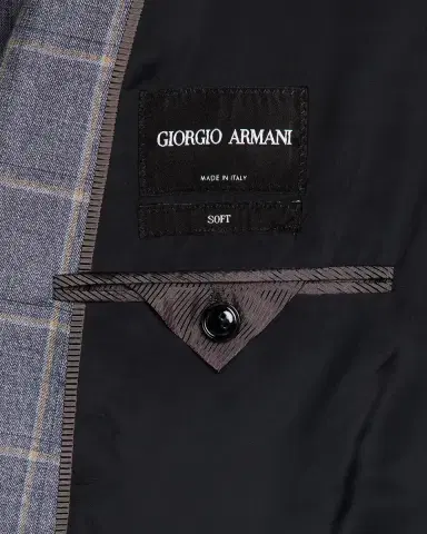 Giorgio Armani Men's Windowpane Sport Coat | Thumbnail 6