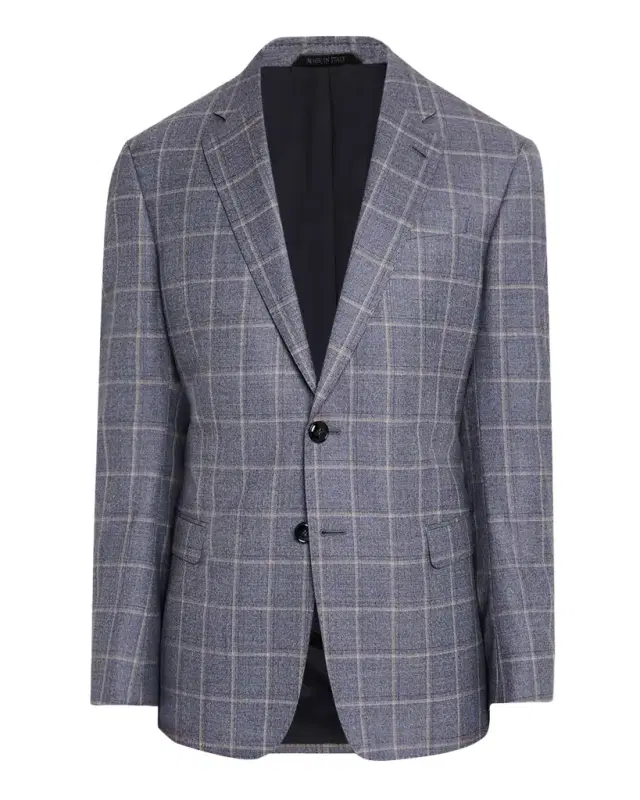 Giorgio Armani Men 's Windowpane Sport Coat