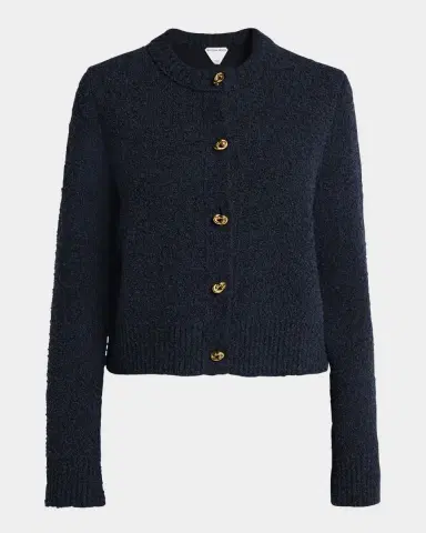 Bottega Veneta Knot-Button Boucle Knit Cardigan | Thumbnail 6 Bottega Veneta Knot-Button Boucle Knit Cardigan | Thumbnail 6