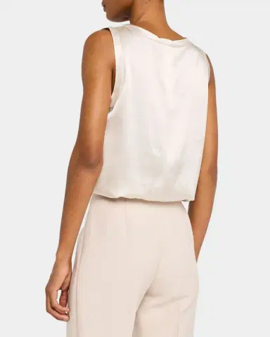 Lafayette 148 New York Perla Luxe Reversible Silk Charmeuse Shell | Thumbnail 2 Lafayette 148 New York Perla Luxe Reversible Silk Charmeuse Shell | Thumbnail 2