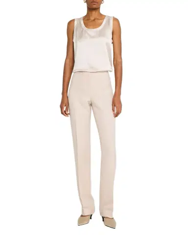 Lafayette 148 New York Perla Luxe Reversible Silk Charmeuse Shell | Thumbnail 1 Lafayette 148 New York Perla Luxe Reversible Silk Charmeuse Shell | Thumbnail 1